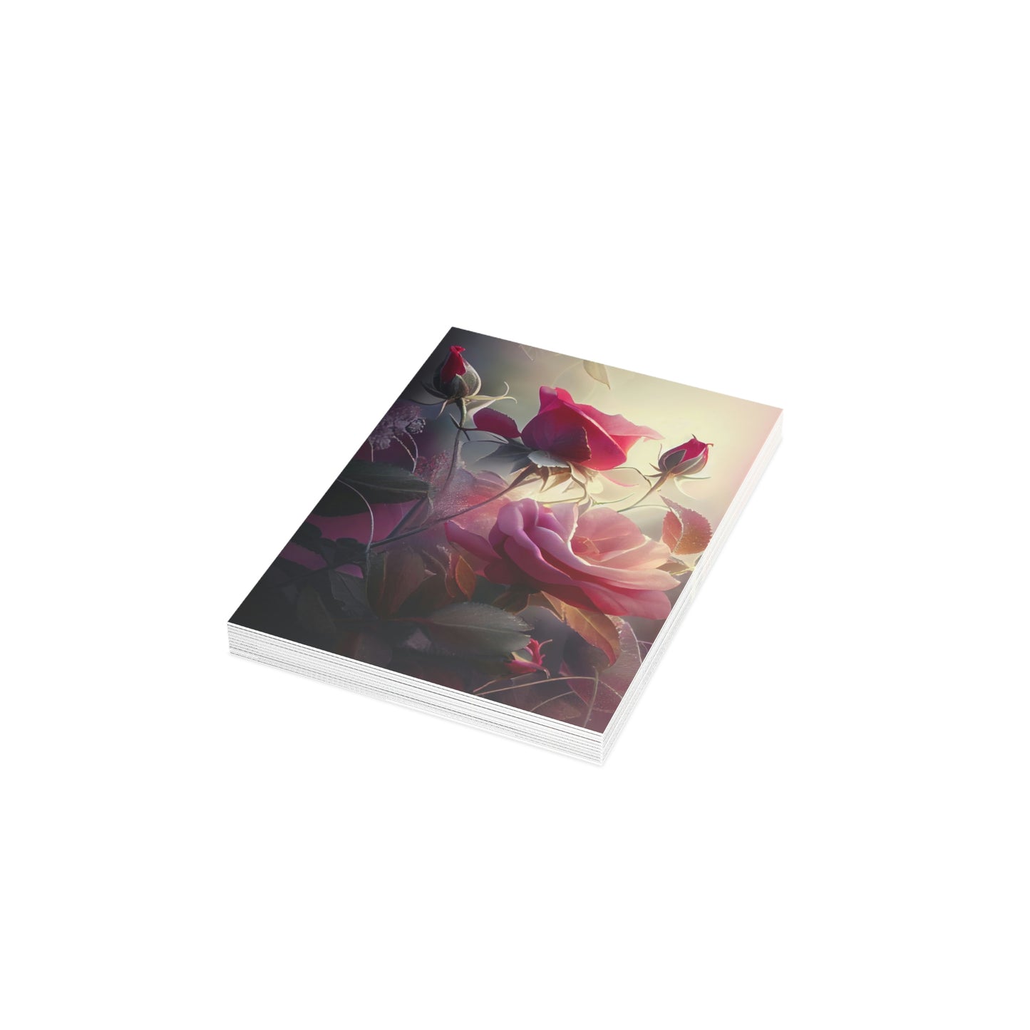 Rose Greeting Card Bundles (10, 30, 50 pcs)