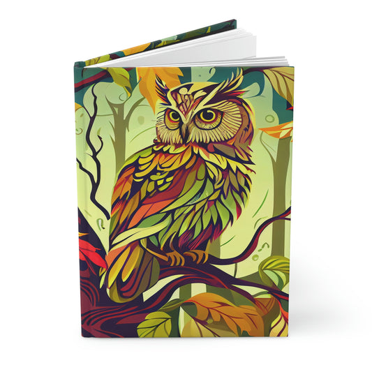 Owl Hardcover Journal Matte