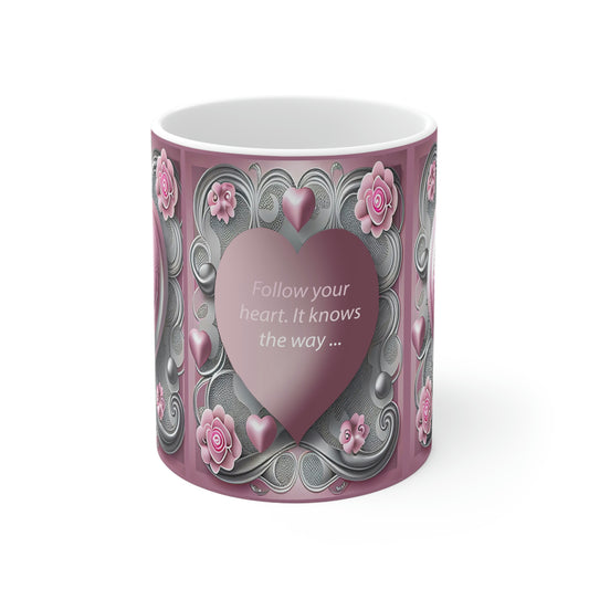 Pink* Ceramic Mug 11oz