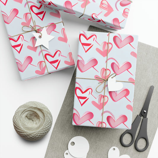 Valentine Gift Wrap Papers